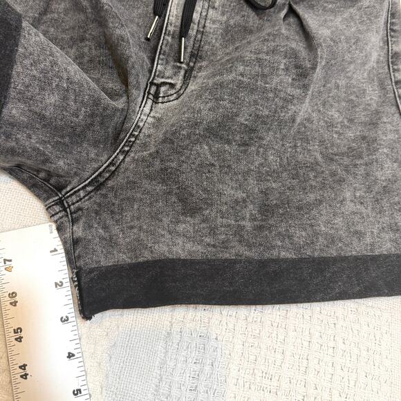 Sincerely Jules 9 29 high rise paperbag cuffed stonewash shorts SH 3019 - Picture 4 of 12